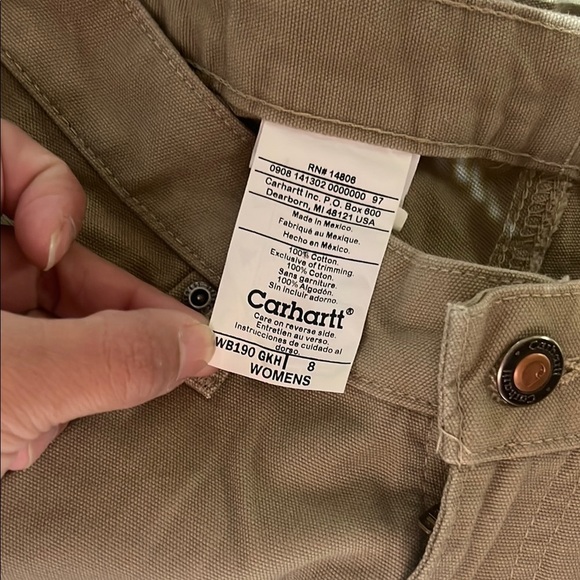 Carhartt Tan Cargo Shorts Classic Casual Design - Picture 2 of 5